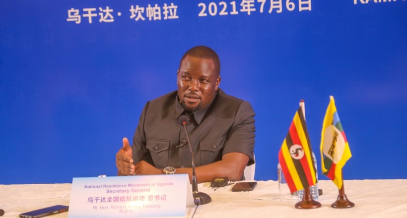 Museveni. Todwong (52), NRM, China, CPC